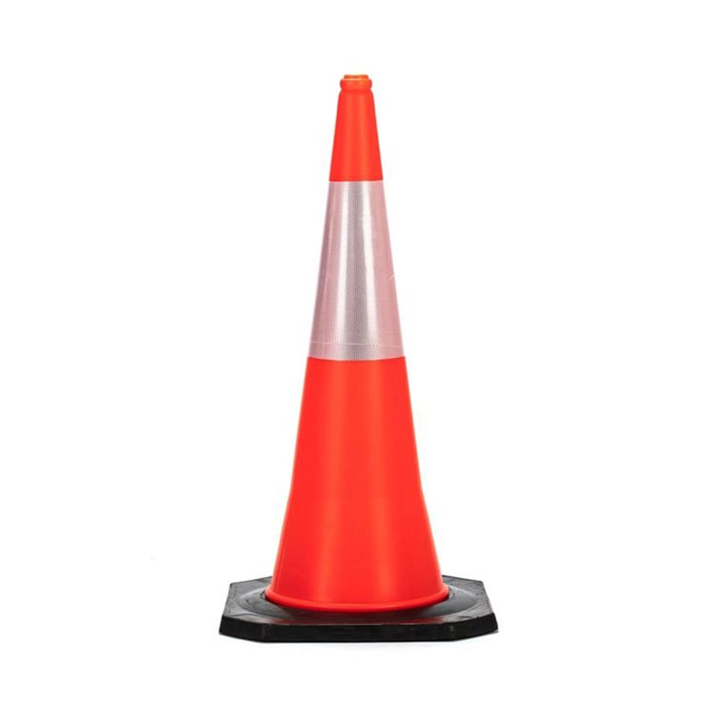 PE Traffic Cones(Rubber Base)