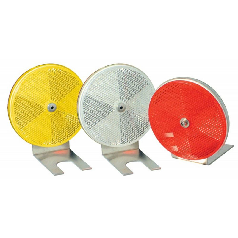 OPTRAFFIC Round Reflectors - Reflective Corner Cube Delineator