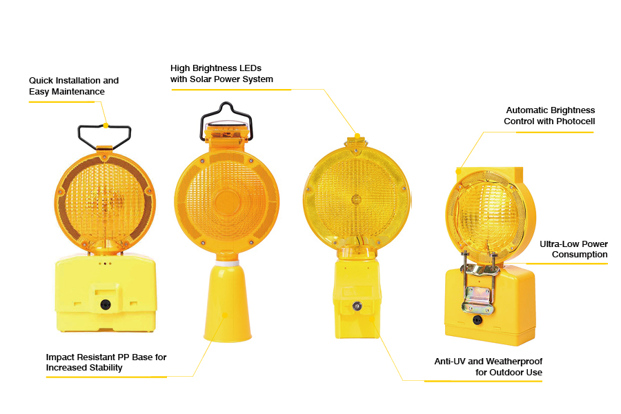 Barricade Warning Lights