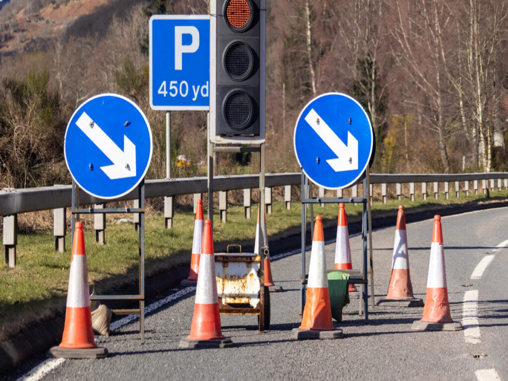 road traffic cones