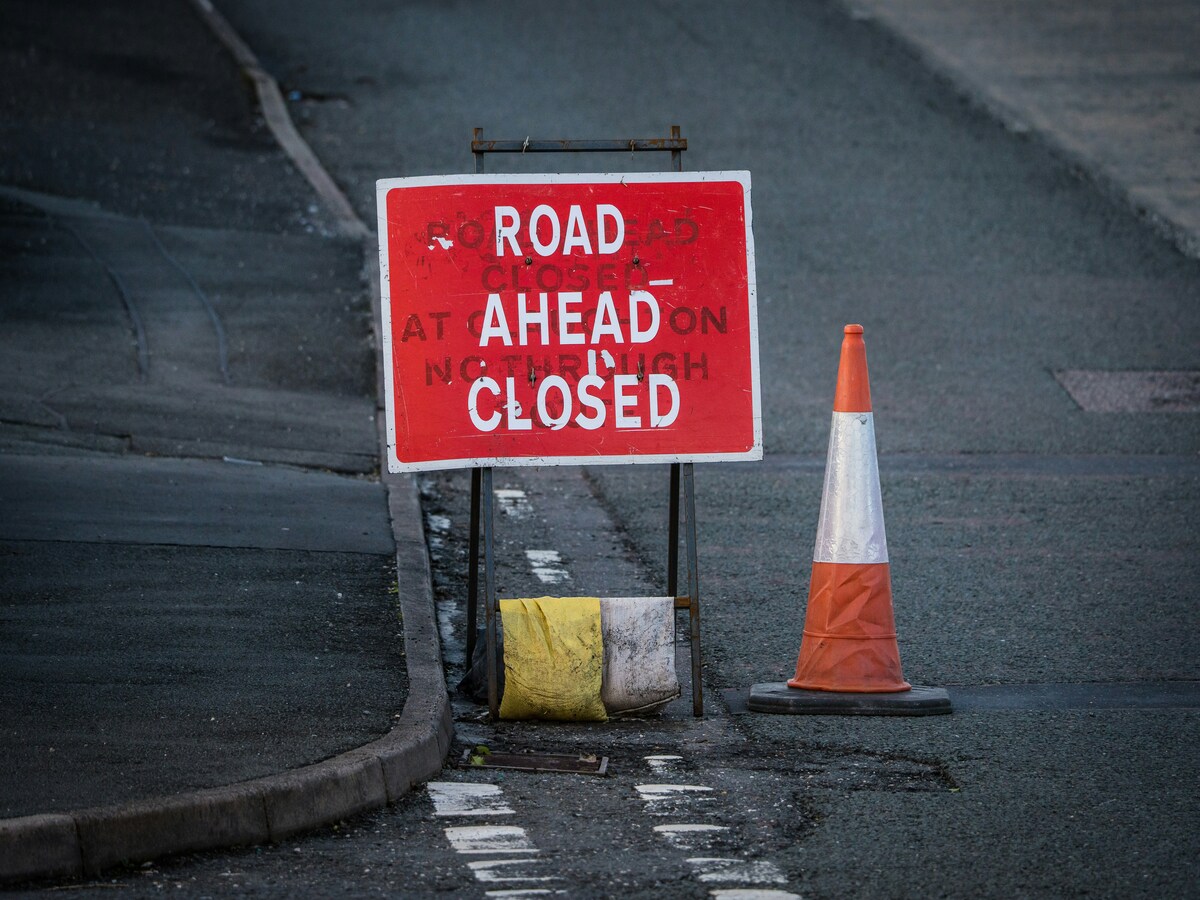 cones and signs