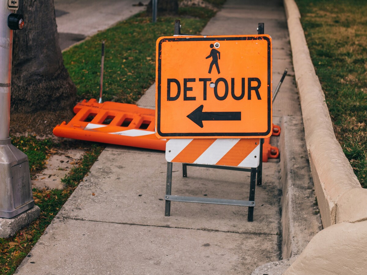 vertical panel traffic control