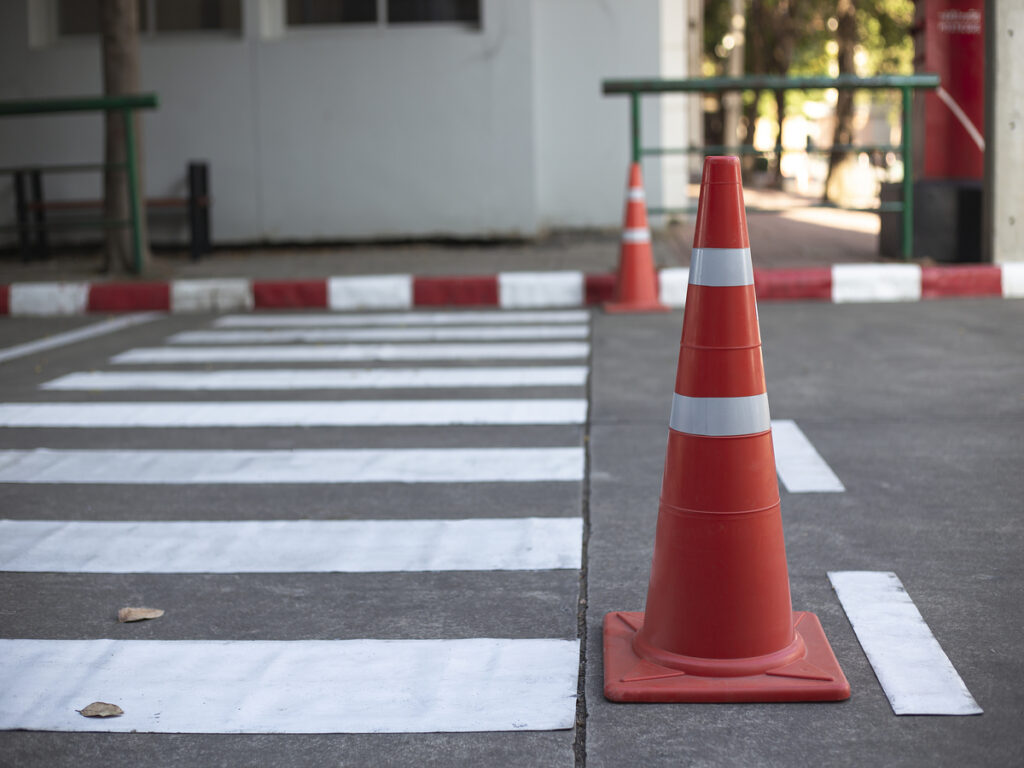 stealing a traffic cone