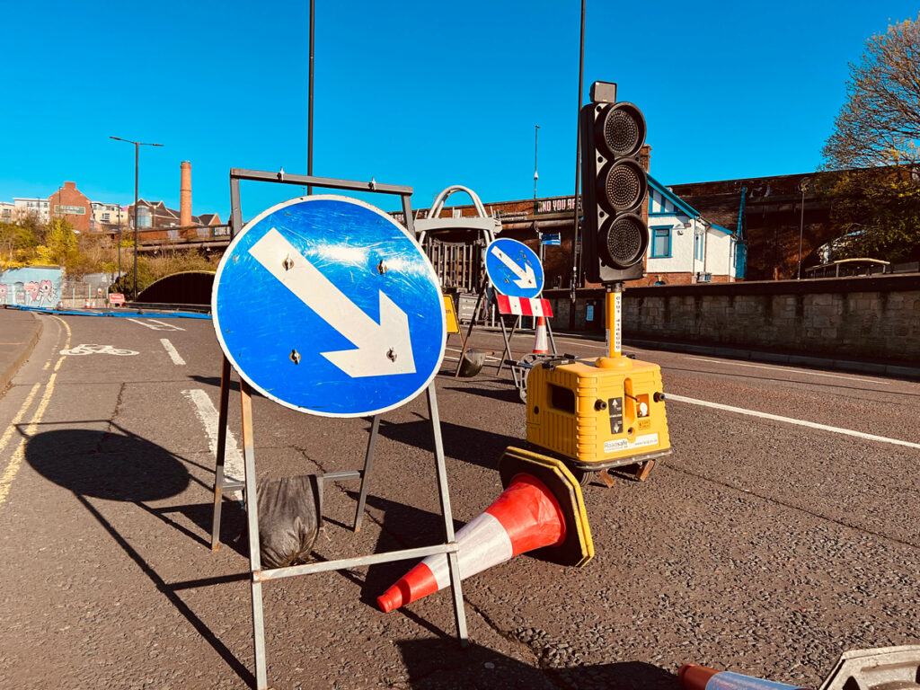 OPTSIGNS | What Makes Portable Traffic Sign Frames MUTCD Compliant?