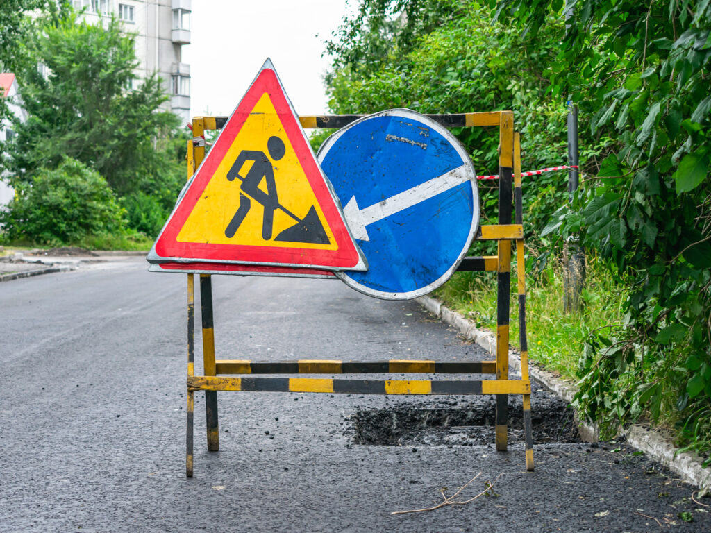 OPTSIGNS | Folding Road Sign Holders Storage & Maintenance