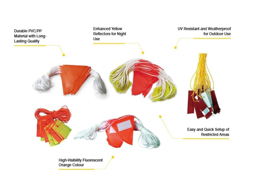 اوبتسيغنز | Why Safety Bunting Reflective Flags Are Essential for Mining, Demolition, and Parking Lot Safety OPTSIGNS | Why Safety Bunting Reflective Flags Are Essential for Mining, Demolition, and Parking Lot Safety