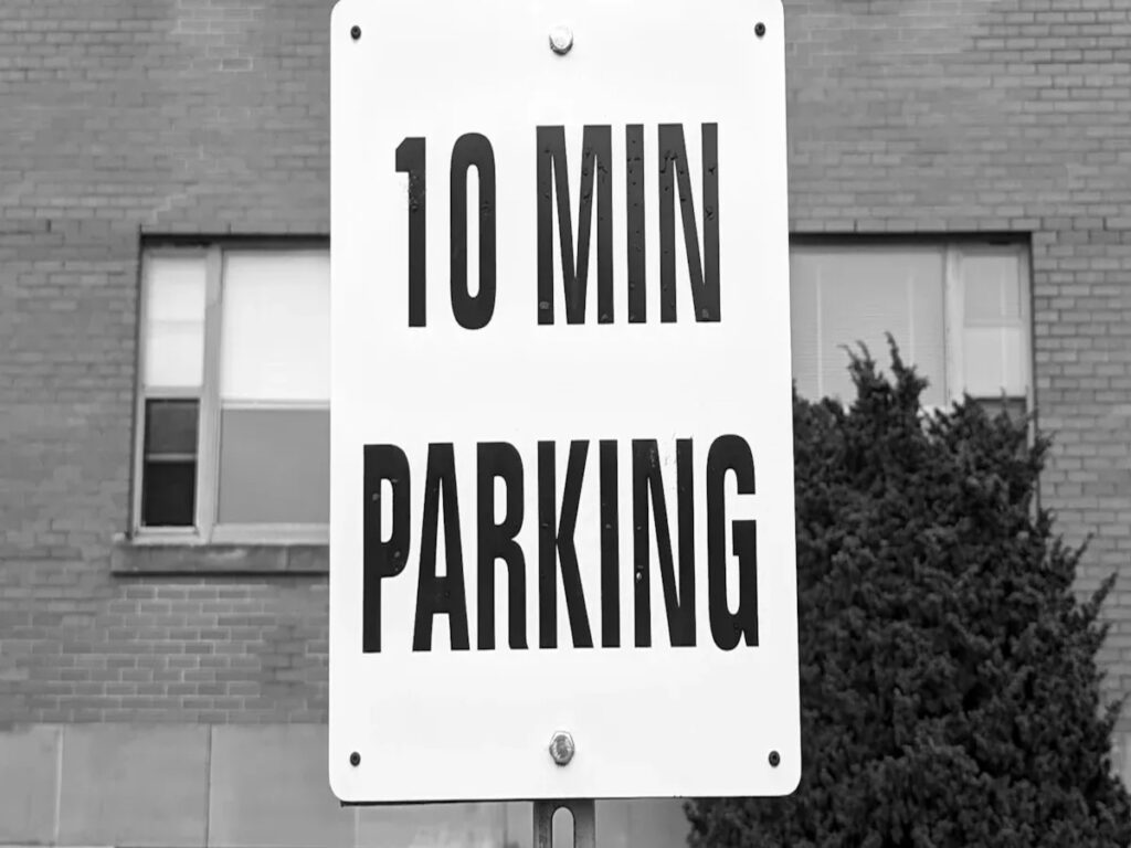 OPTSIGNS | Brushed Aluminum Signs as a Stylish Alternative for Parking and Wayfinding Signage
