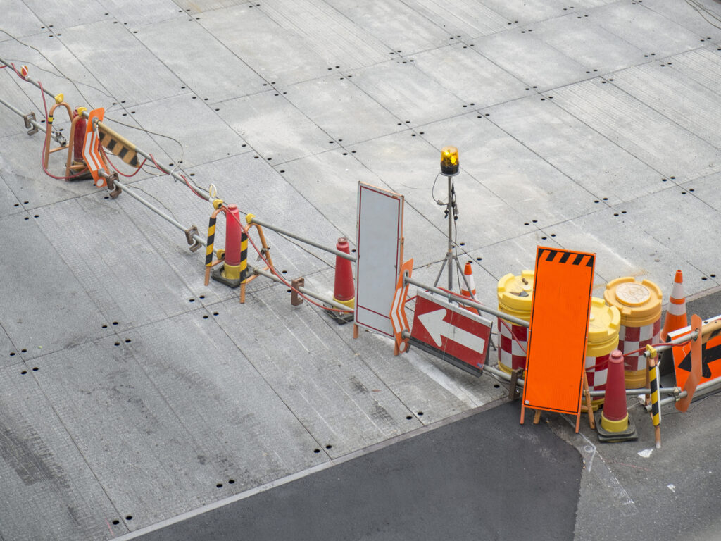 OPTSIGNS | How to Set Up Road Cones & Delineators for Maximum Safety?