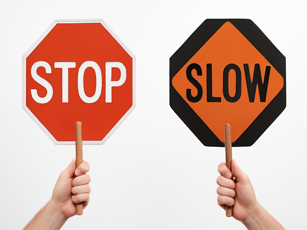OPTSIGNS | Types of Traffic Paddles: Key Features and Requirements for Safe Work Zone Management