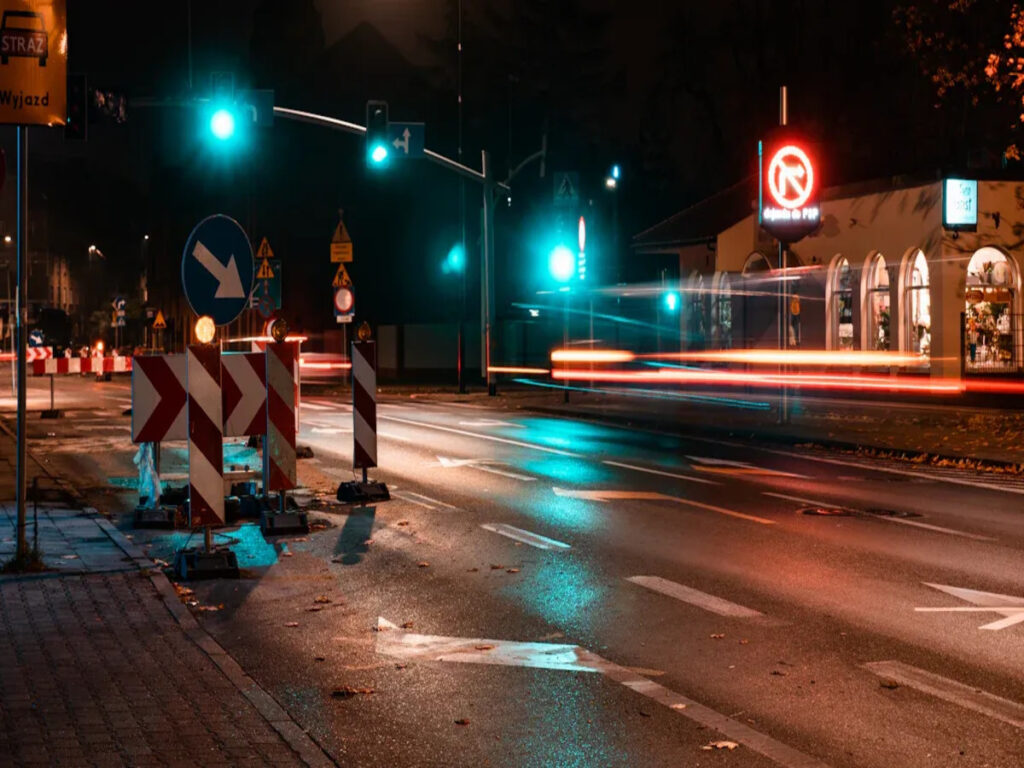 OPTSIGNS | Avoiding Obscured Traffic Signs: How Proper Lighting and Sign Placement Can Improve Construction Zone Safety