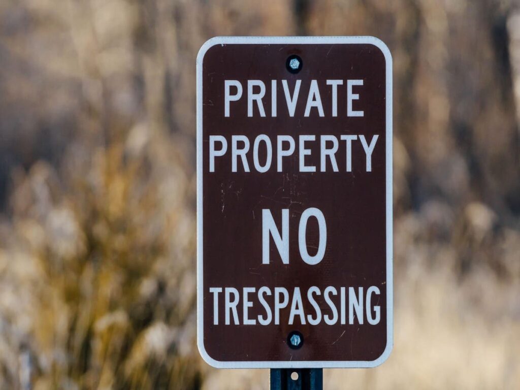 OPTSIGNS | Design Psychology: How Size, Color, Reflectivity, and Wording Impact the Effectiveness of Private Property No Trespassing Signs