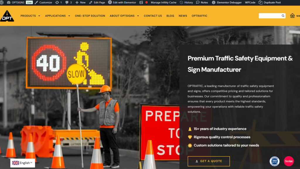 اوبتسيغنز | قمة 10 Traffic Cone Manufacturers in The World 2025 OPTSIGNS | Top 10 Traffic Cone Manufacturers in The World 2025