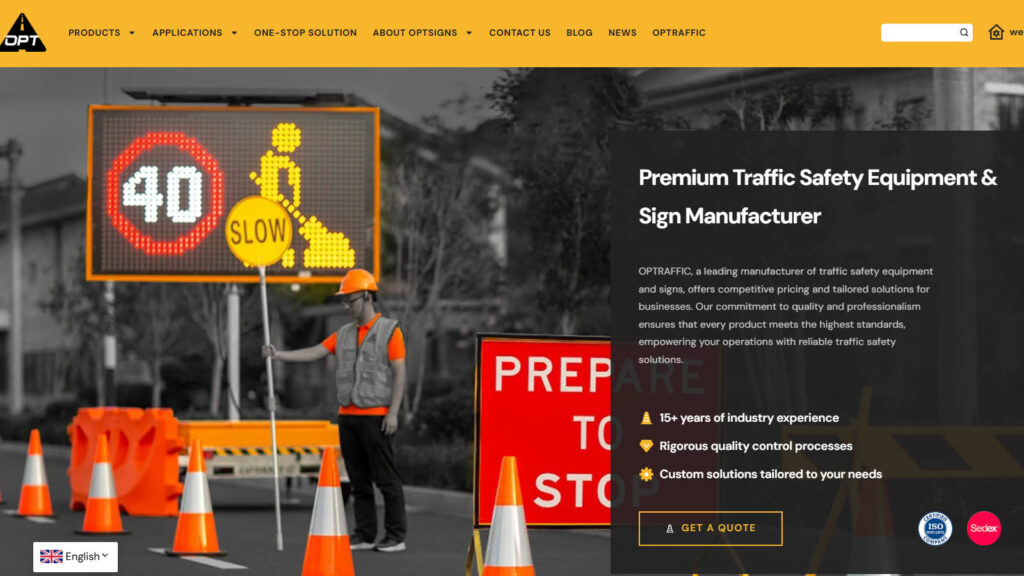 OPTSIGNS | Top 10 Traffic Sign Manufacturers in the UK 2026