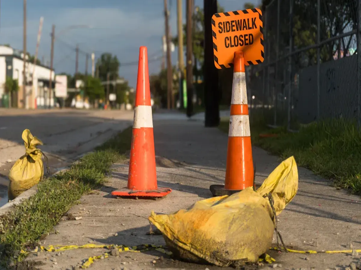 OPTSIGNS | When to Use PVC Safety Cones in Emergency and Disaster Response Situations