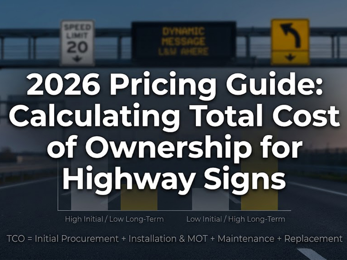 OPTSIGNS | 2026 Pricing Guide: Calculating Total Cost of Ownership for Highway Signs