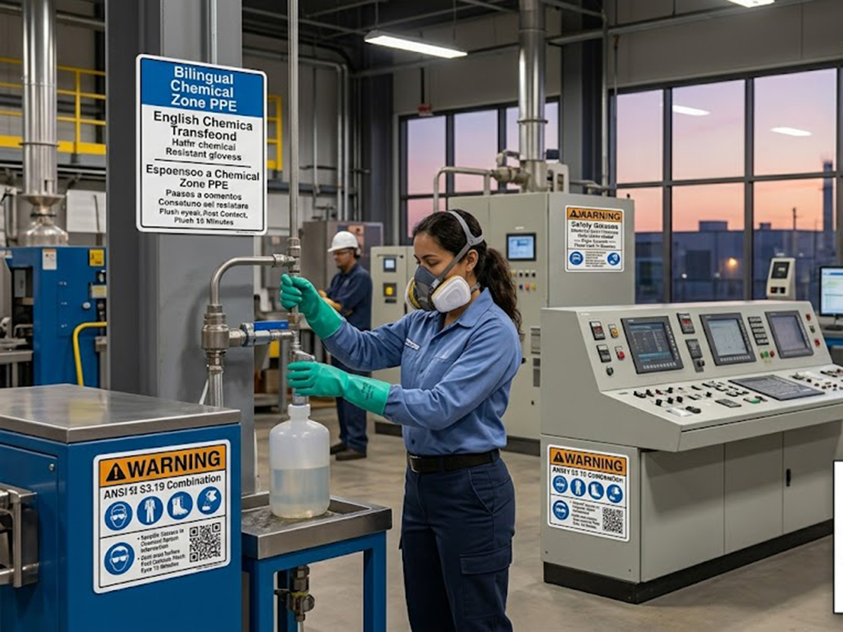 OPTSIGNS | Custom PPE Safety Signs vs. Standard Off-the-Shelf: How to Make the Right Procurement Decision for Your Facility