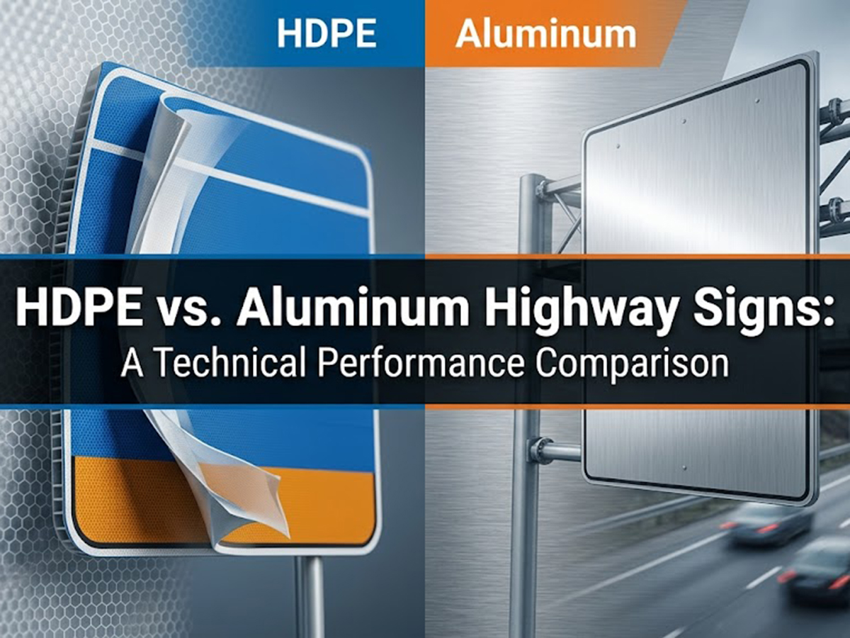 Aluminum Highway Signs vs. HDPE: Technical Material Review