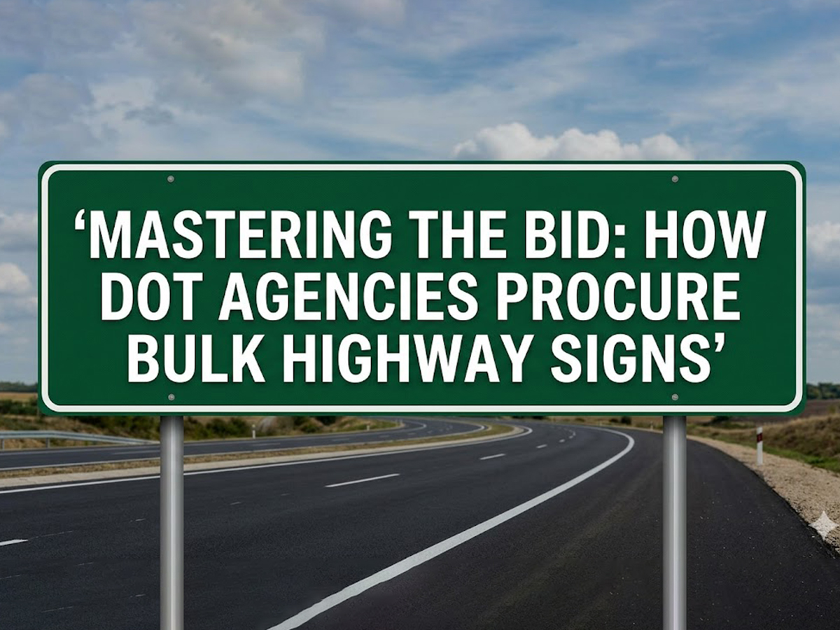 OPTSIGNS | Mastering the Bid: How DOT Agencies Procure Bulk Highway Signs