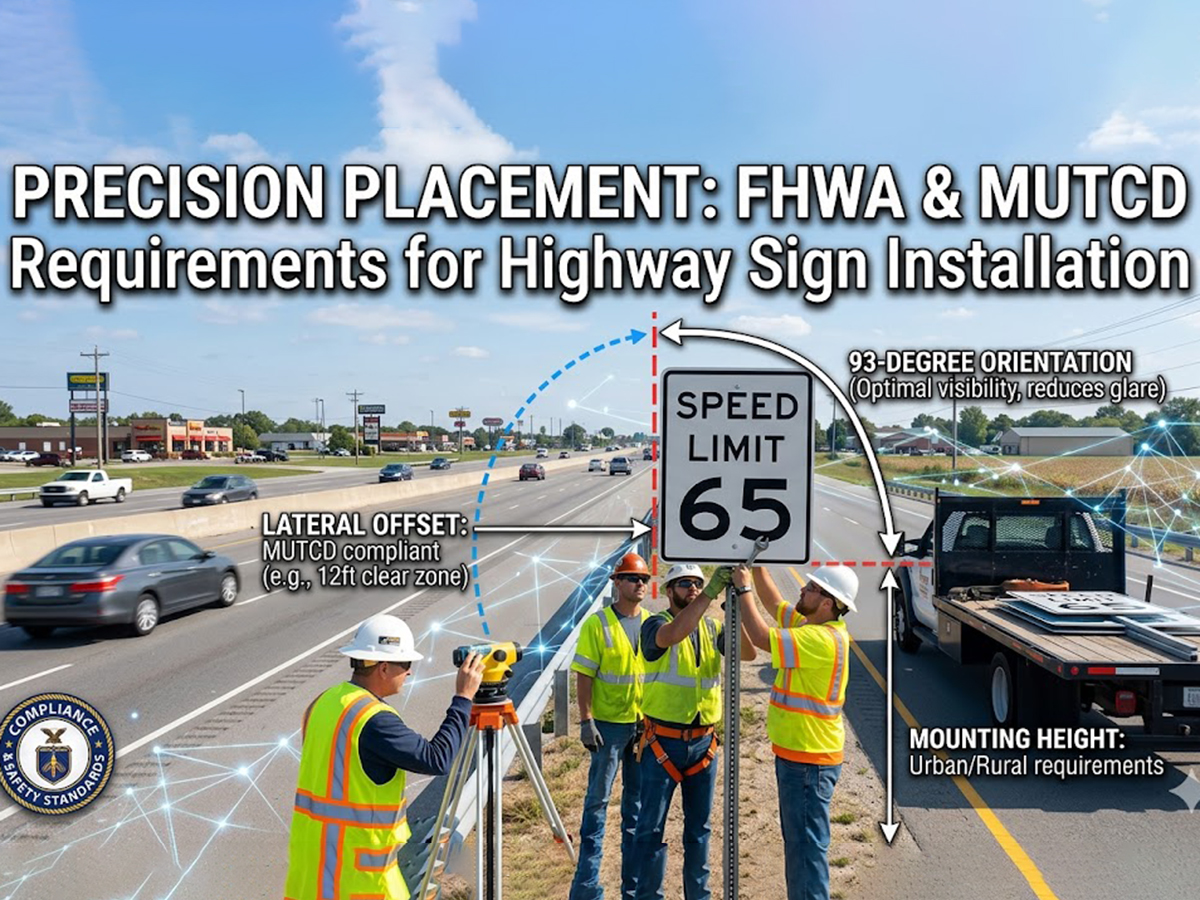 OPTSIGNS | Precision Placement: FHWA & MUTCD Requirements for Highway Sign Installation