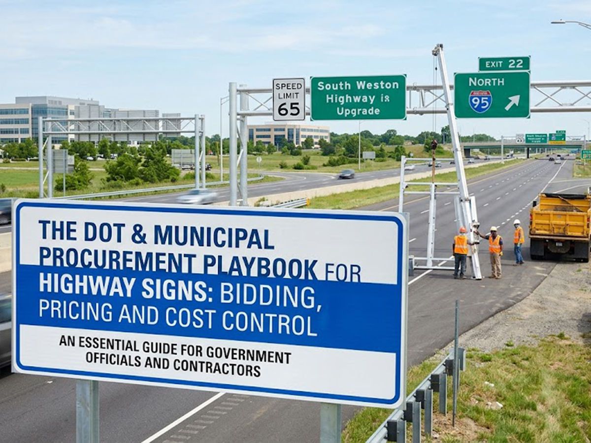 OPTSIGNS | The DOT & Municipal Procurement Playbook for Highway Signs: Bidding, Pricing and Cost Control