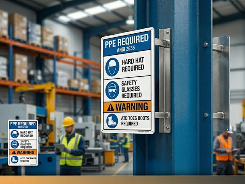 OPTSIGNS | PPE Signs: The Complete Guide to OSHA Compliance, Materials, Placement & Procurement