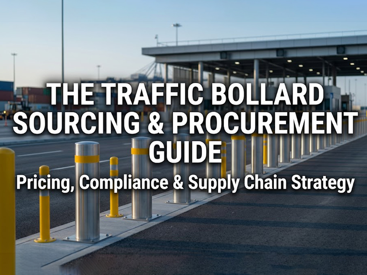 OPTSIGNS | The Traffic Bollard Sourcing & Procurement Guide: Pricing, Compliance & Supply Chain Strategy