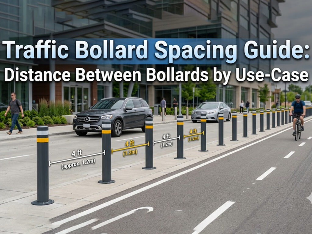 Traffic Bollard Spacing Guide Distance Between Bollards by Use-Case