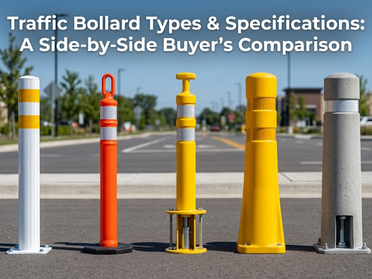 OPTSIGNS | Traffic Bollard Types & Specifications: A Side-by-Side Buyer's Comparison
