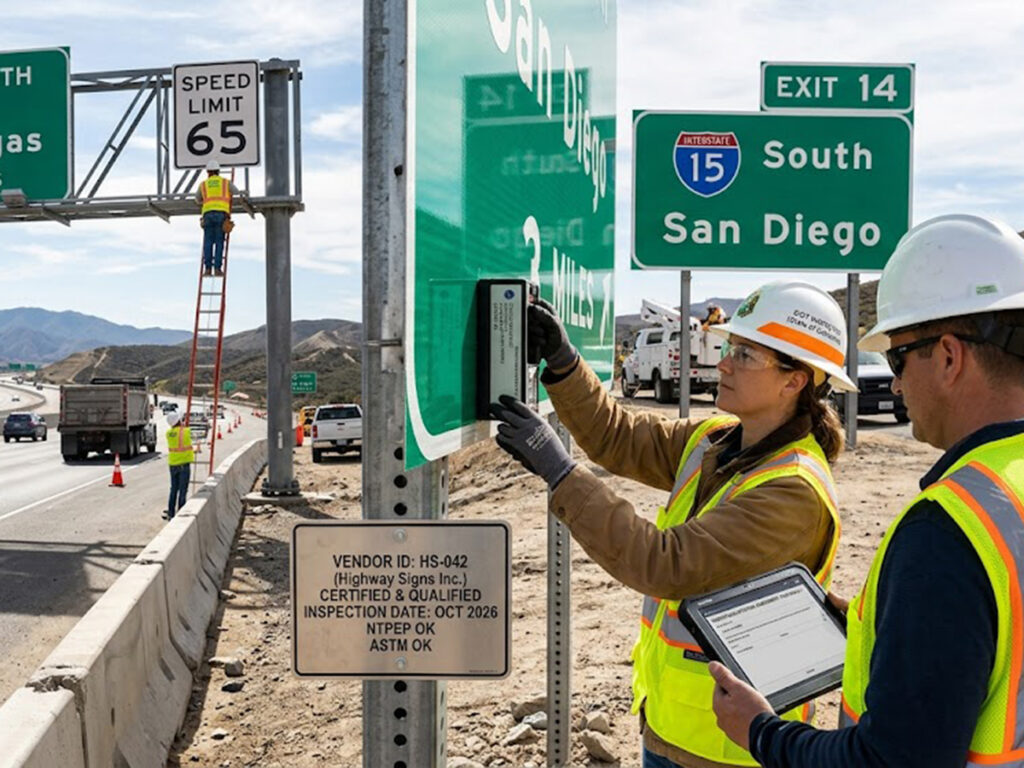 OPTSIGNS | How to Pre-Qualify Highway Sign Vendors: Using NTPEP, ASTM Certifications, and Past-Performance Data in Your RFP