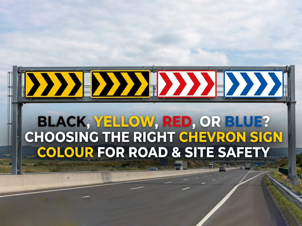 OPTSIGNS | Chevron Signs for Private Roads, Warehouses & Industrial Sites: A Buyer's Guide