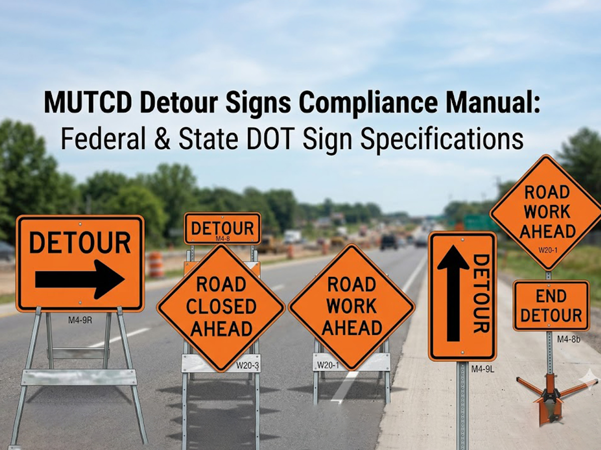 OPTSIGNS | MUTCD Detour Signs Compliance Manual: Federal & State DOT Sign Specifications