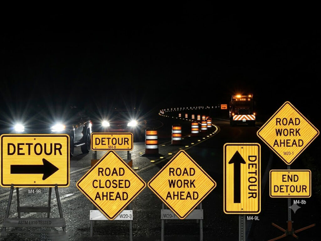 SEGNI OTTICI | MUTCD Detour Signs Compliance Manual: Federale & State DOT Sign Specifications OPTSIGNS | MUTCD Detour Signs Compliance Manual: Federal & State DOT Sign Specifications