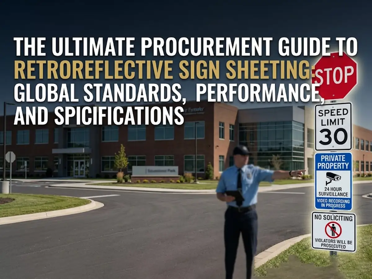 OPTSIGNS | The Ultimate Procurement Guide to Retroreflective Sign Sheeting: Global Standards, Performance, and Specifications