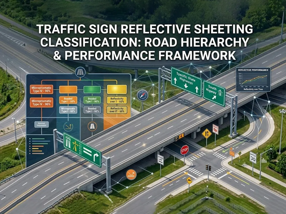 OPTSIGNS | Traffic Sign Reflective Sheeting Classification: Road Hierarchy & Performance Framework