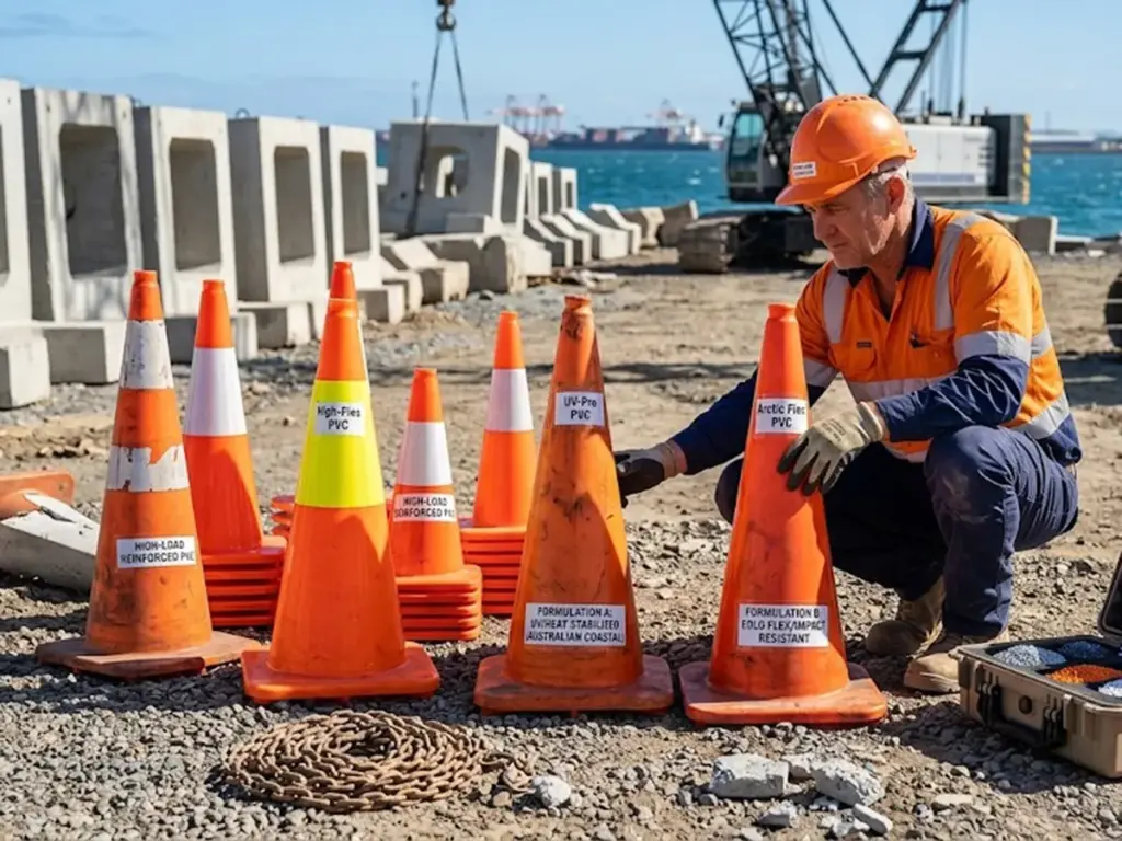 OPTSIGNS | The Premium PVC Traffic Cone Buyer’s Guide: Specifying Quality for Australian Projects