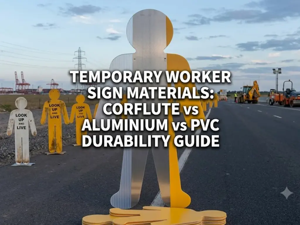 OPTSIGNS | Maximizing Site Safety: How Far Away Should Corflute Worker Signs Be Visible?