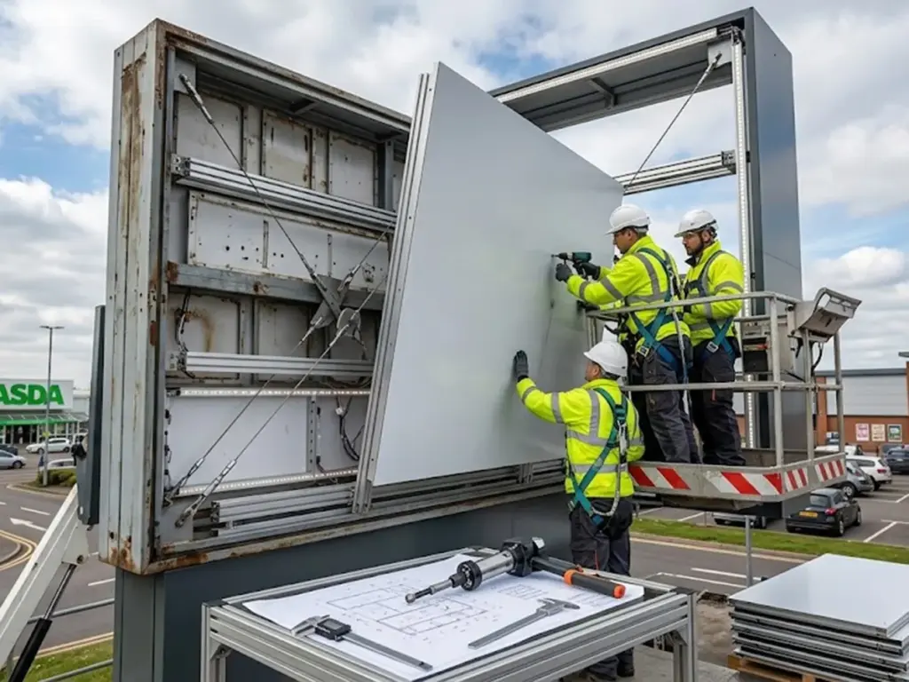 OPTSIGNS | Maximising Signage Lifespan: When to Refurbish with Replacement Faces vs. Full Sign Replacement