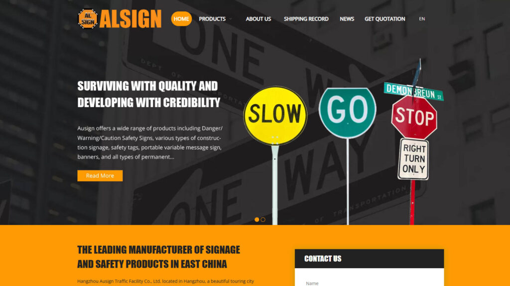 OPTSIGNS | Top 10 China Traffic Sign Manufacturers in 2026 OPTSIGNS | Top 10 China Traffic Sign Manufacturers in 2026
